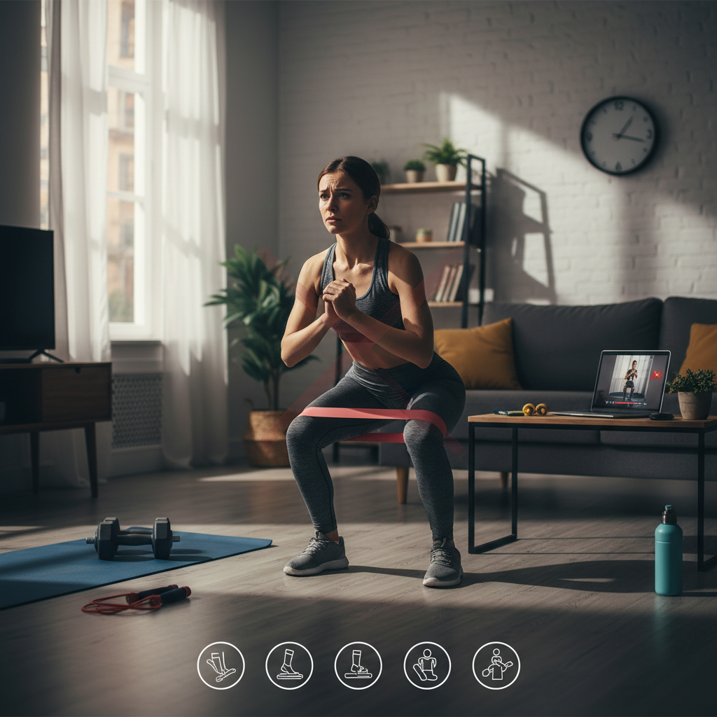 5 Erros Comuns em Treinos em Casa (e Como Evitá-los!)